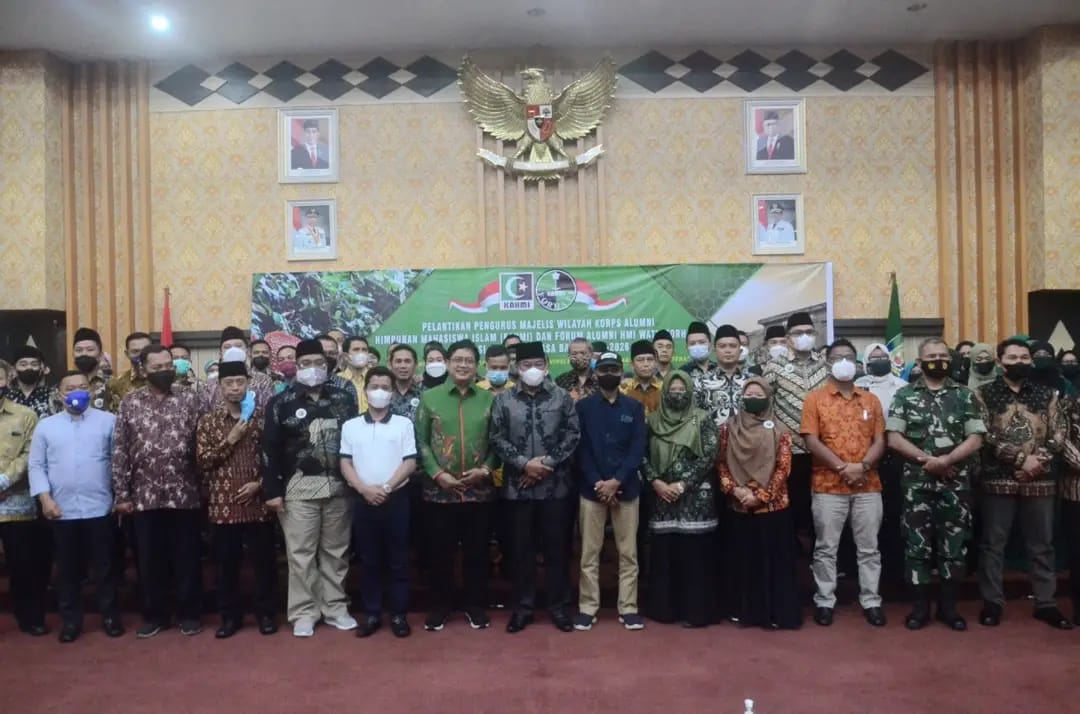 Hadiri Pengukuhan KAHMI Rosjonsyah Harapkan Kolaborasi yang Baik