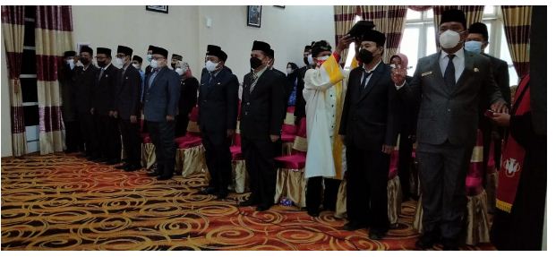 Pelantikan Pejabat Eselon II III dan IV Bupati BU Minta Jajaran Kuasai Teknologi Informasi