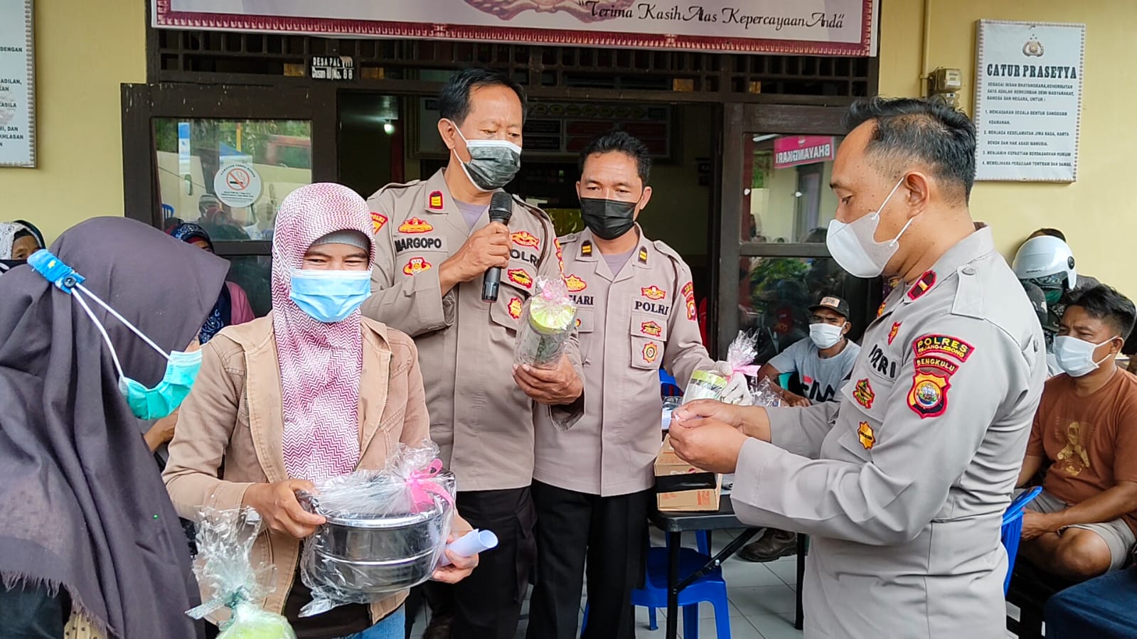 Percepat Vaksinasi, Polres Rejang Lebong Buka Gerai Dipolsek Jajaran
