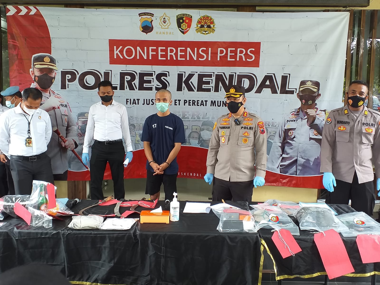Sat Reskrim Polres Kendal Berhasil Bekuk Pelaku Pembunuhan 
