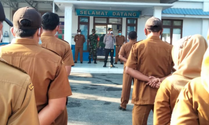 Kapolsek Patumbak Pimpin Apel Target Vaksinasi Rampung