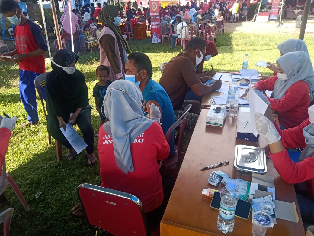 BIN dan Pemkab Seluma Kembali Gelar Vaksinasi Massal