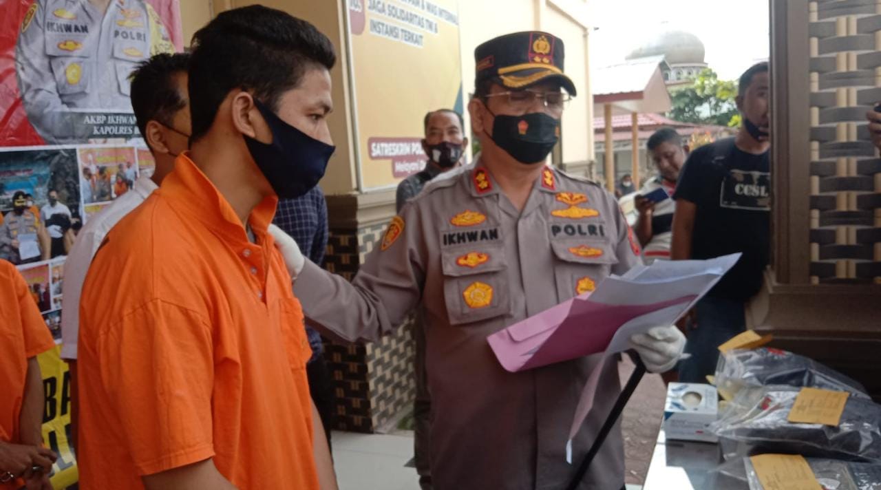 Pelaku Pembakaran Rumah di Sei Bejangkar Diringkus Polisi