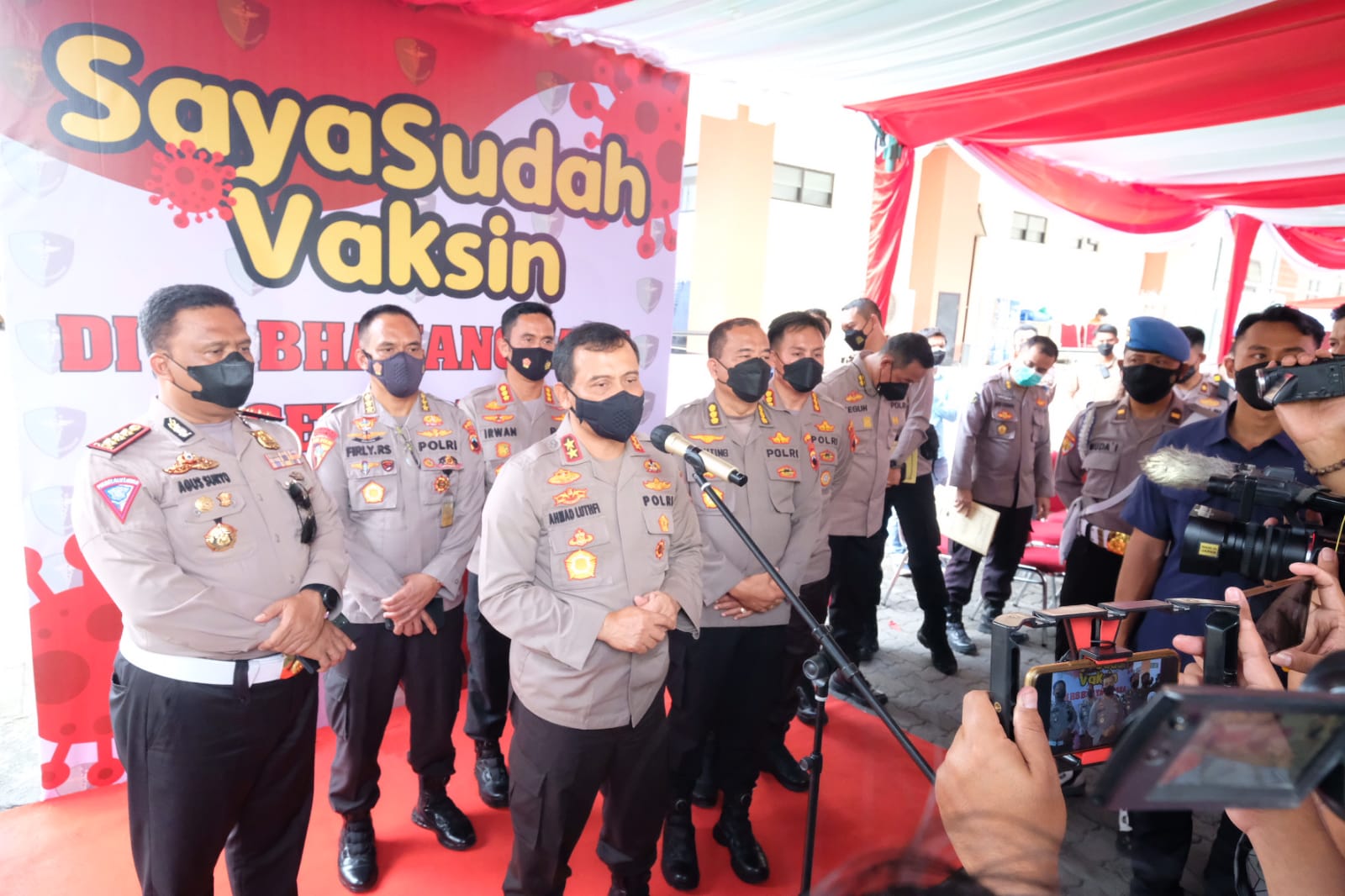 Tingkatkan Herd Immunity Kapolda Jateng : Polri Siap Dukung Vaksinasi