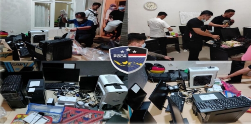 Polda Jateng Grebek Sarang Judi Online di Sukoharjo