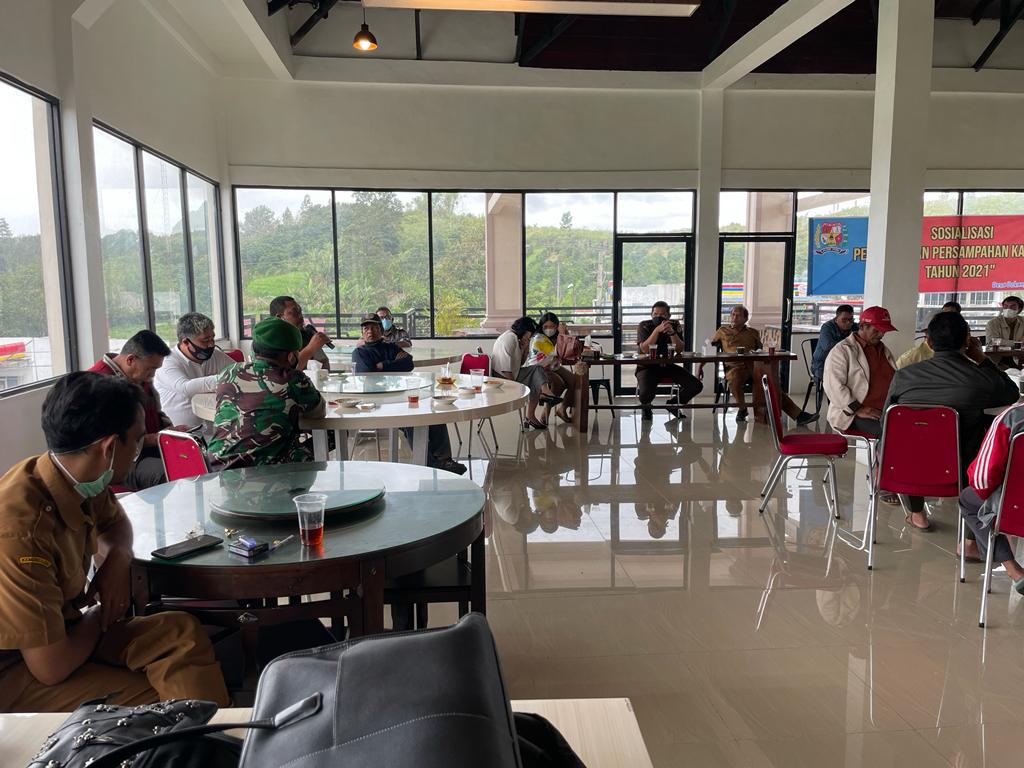 Pemkab Karo Gelar Sosialisasi Pengelolaan Persampahan di Desa Dokan