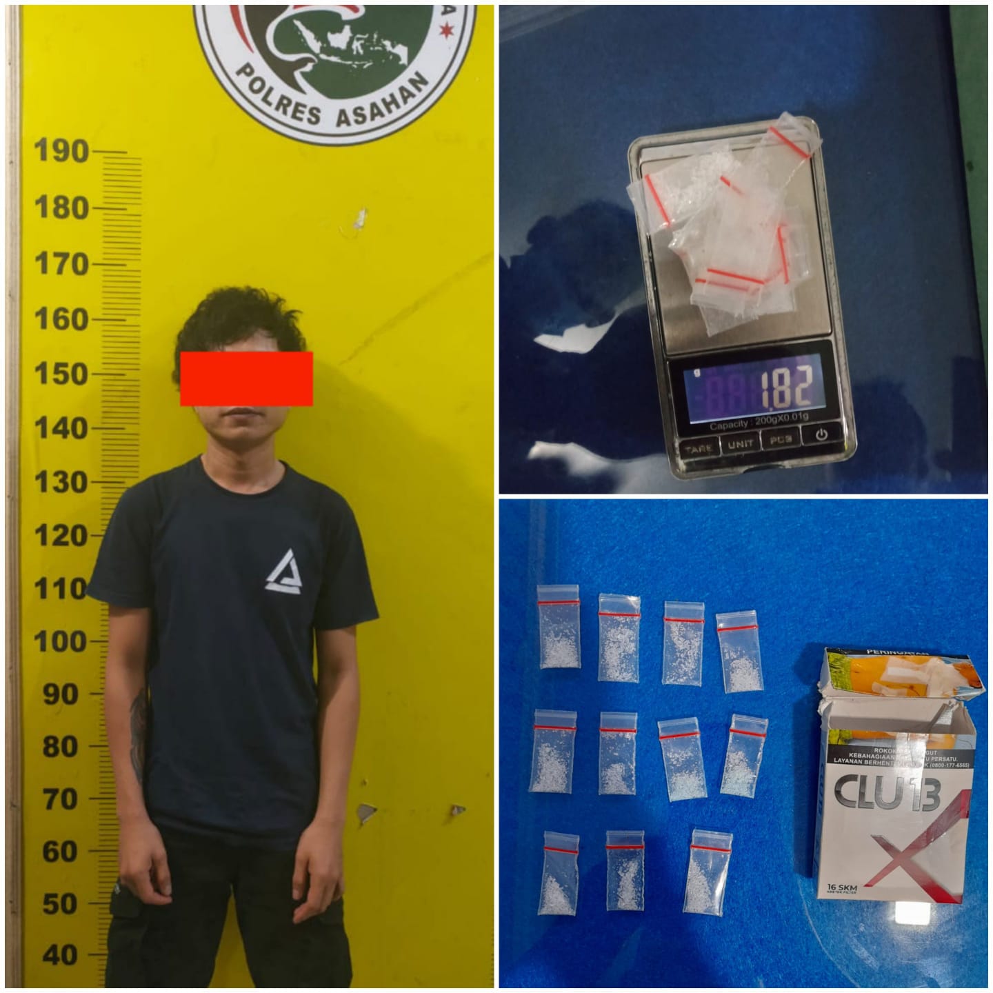 Polsek Simpang Empat Amankan Pengedar Sabu