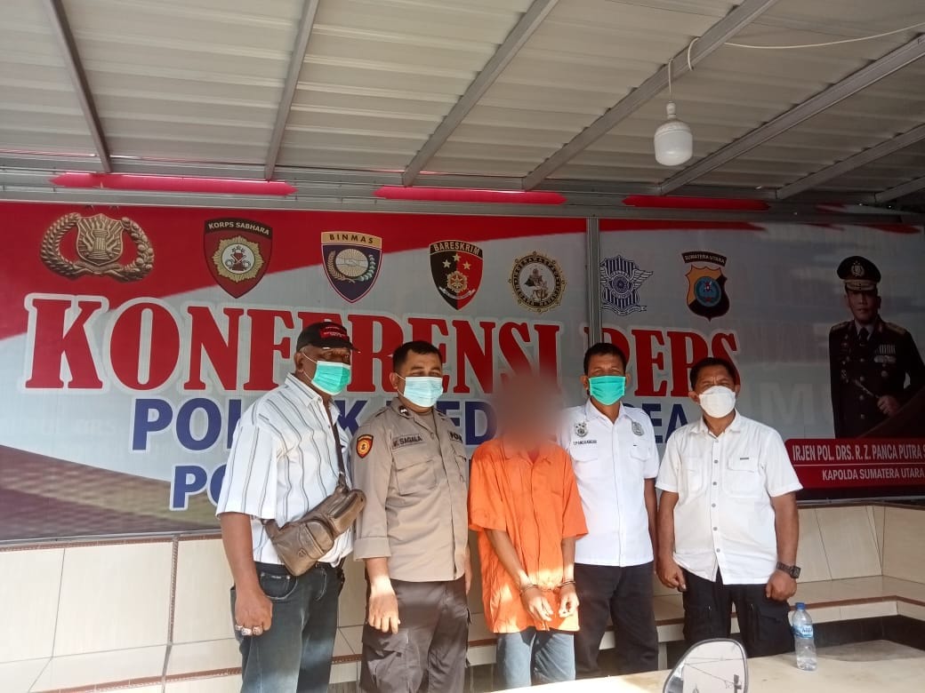 Polsek Medan Area Ciduk Pelaku Bongkar Rumah