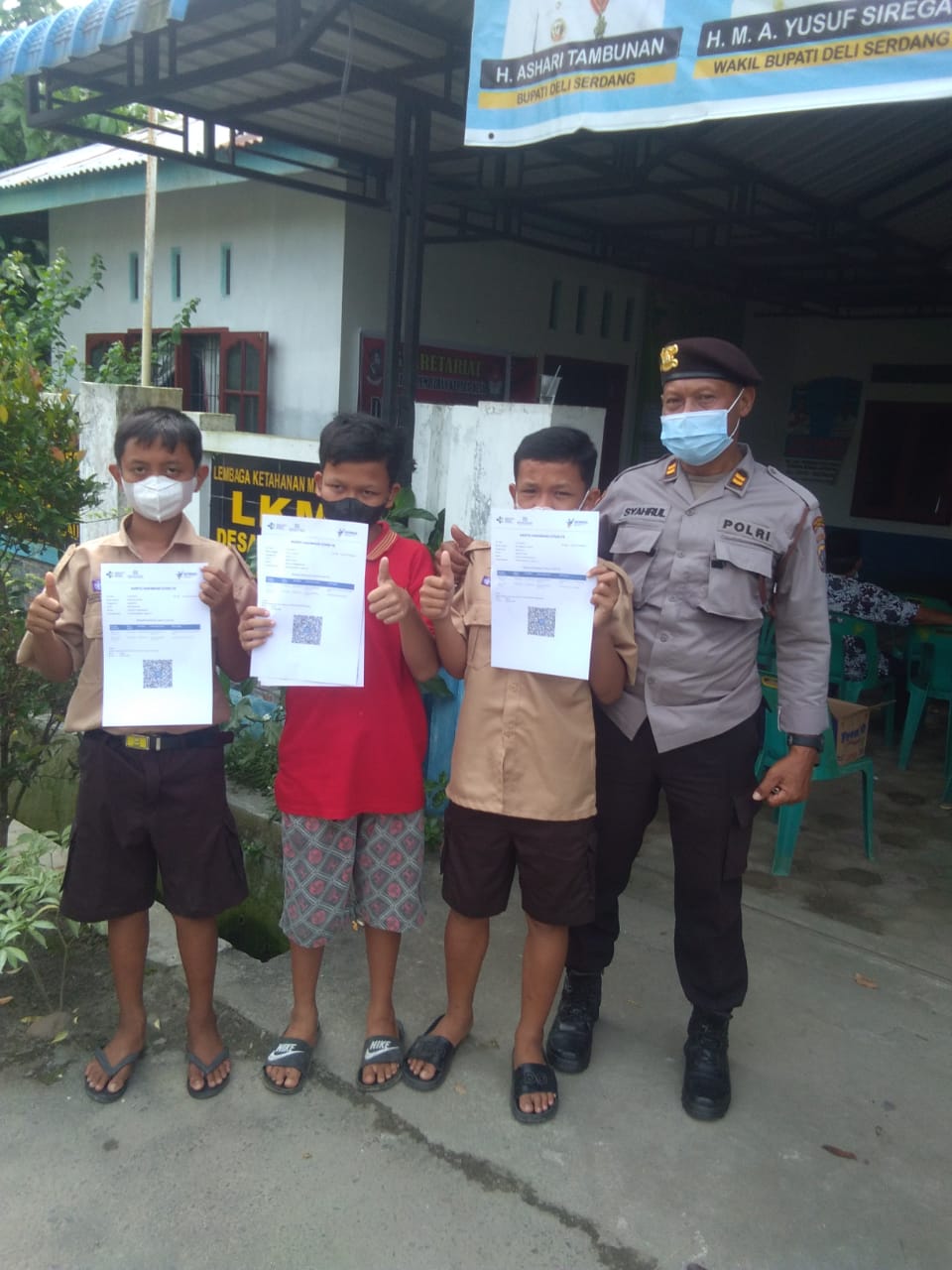 Polresta Deli Serdang Kembali Laksanakan Serbuan Vaksinasi