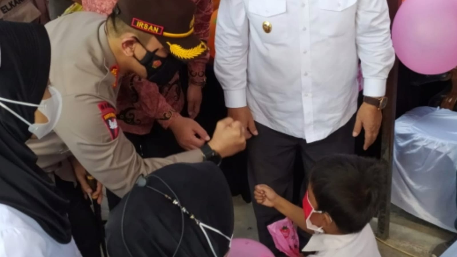 Kapolresta Deli Serdang Launching Vaksinasi Merdeka Usia 6 sampai 12 Tahun 