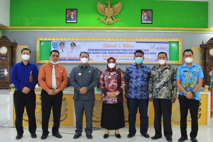 75 Kades di Labuhanbatu Tandatangani MOU Berupa Fasilitas KMG