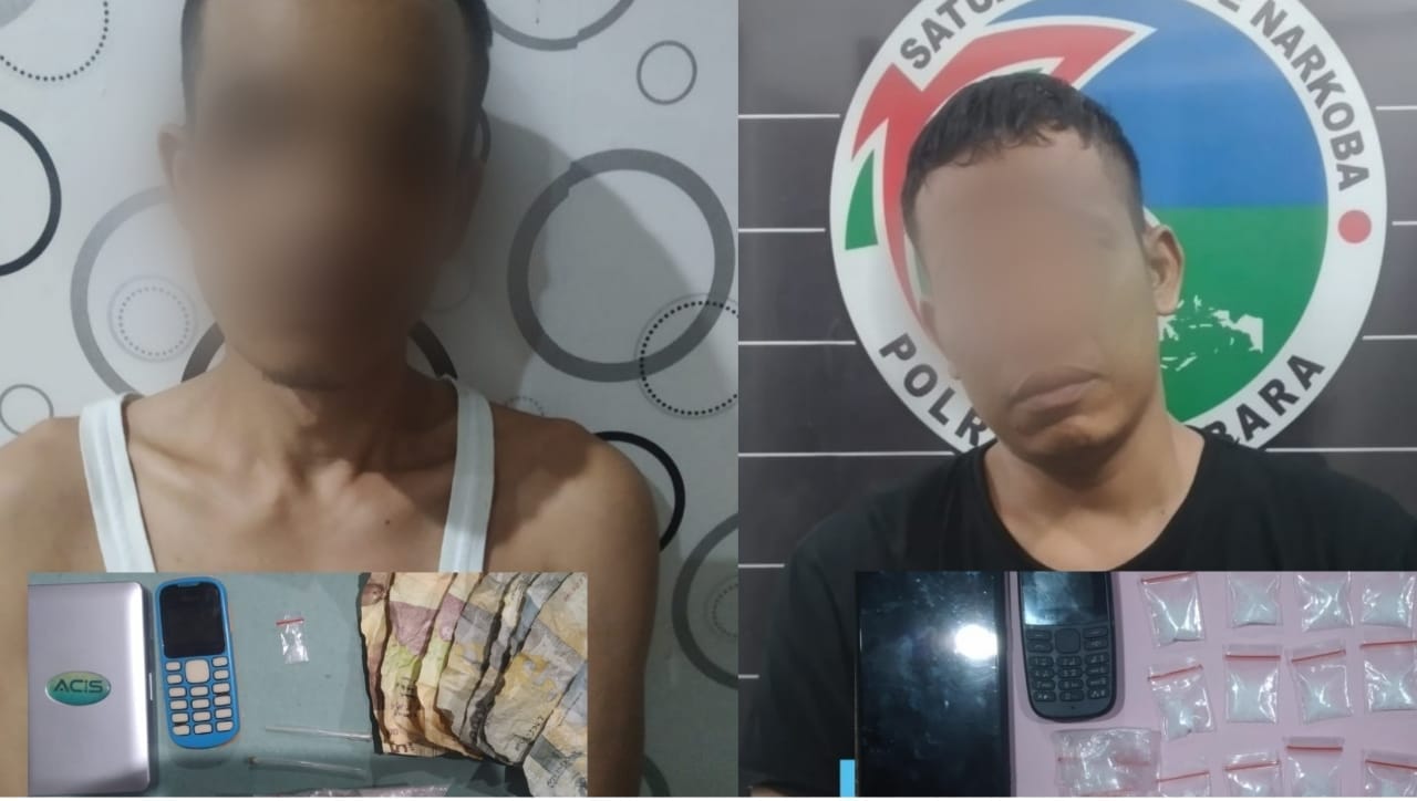 Polres Batubara Ringkus Dua Bandar Sabu