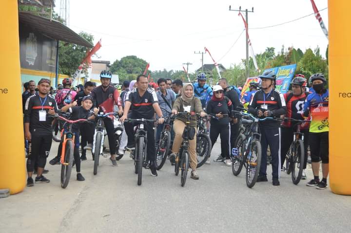 PSBC Gowes Bersama Bupati Labuhanbatu