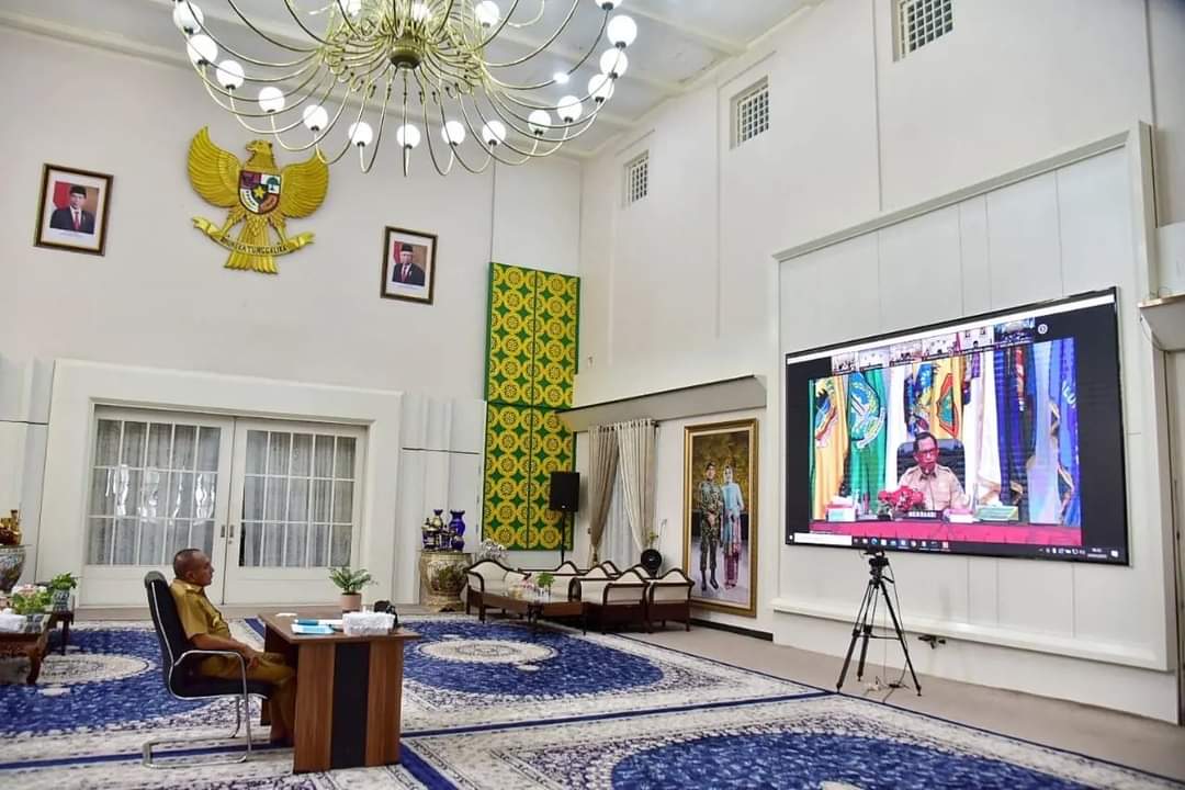 Gubernur Edy Ikuti Rapat Bersama Mendagri dan Ketua KPK