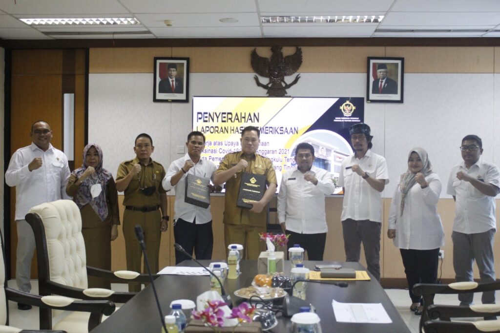 Vaksinasi Mencapai 92 Persen BPK Provinsi Bengkulu Berikan Apresiasi Setinggi-Tingginya Kepada PEMDA Benteng