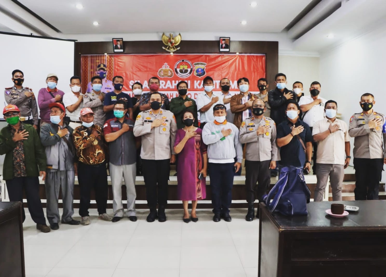 Polres Tanah Karo Jalin Silaturahmi Kamtibmas dengan Insan Pers
