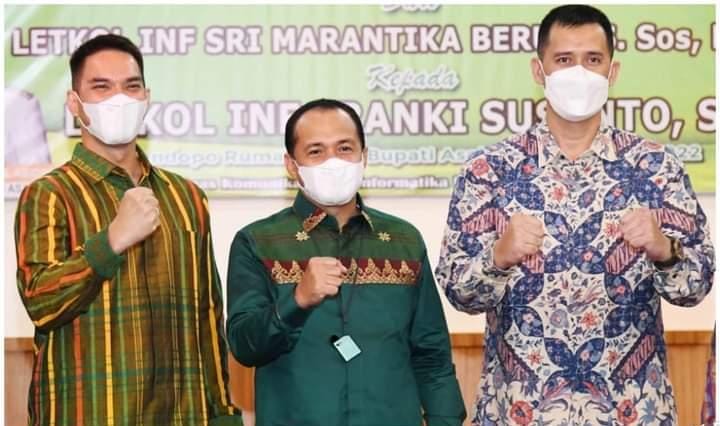 Bupati Zahir Harapkan Dandim 0208 Asahan Pererat Sinergitas