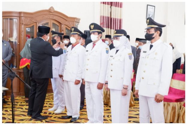 Lantikan Pejabat Eselon III Bupati BU Minta Tingkatkan Kinerja 