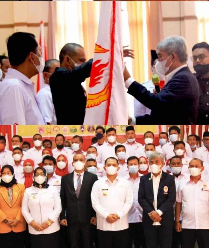 Bupati Labuhanbatu Hadiri Pelantikan KONI