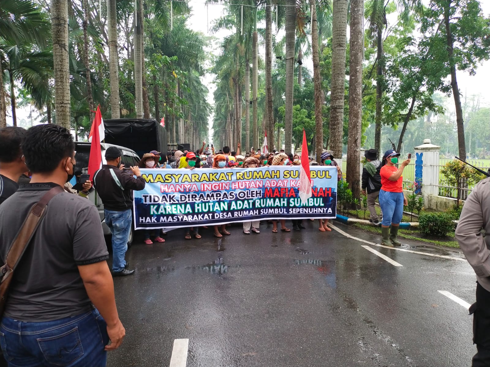 Polresta Deli Serdang Laksanakan Pengamanan Unjuk Rasa