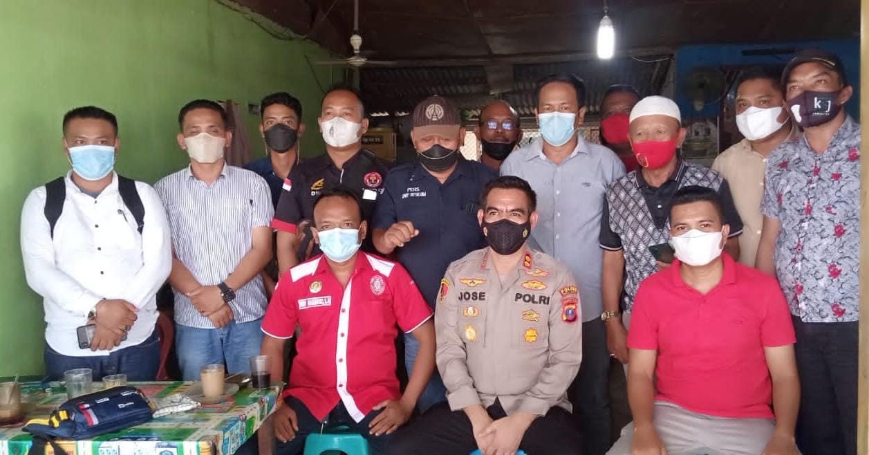Bangun Sinergitas Kapolres Batubara AKBP Jose Silaturahmi dengan Wartawan