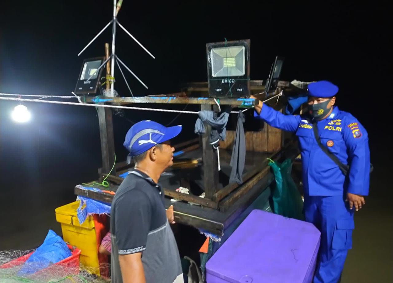Sat Polairud Polres Asahan Himbau Nelayan Utamakan Keselamatan Berlayar