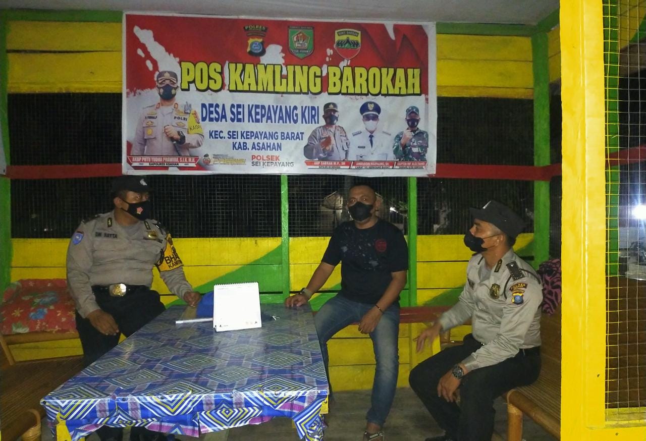 Polsek Sei Kepayang Sampaikan Himbauan Prokes