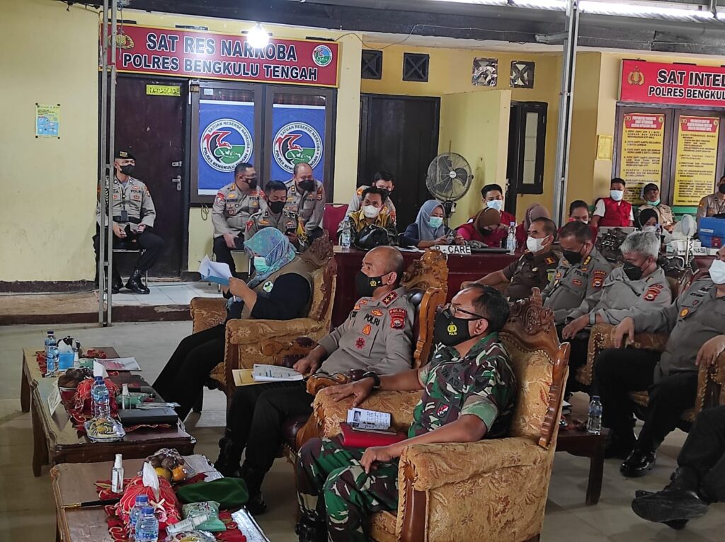 Polres Bengkulu Tengah Gelar Vaksinas Lanjutan (BOOSTER ) Serentak