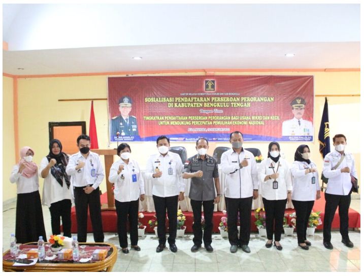 Sosialisasi Pendaftaran Perseroan Perorangan Oleh Kanwil Kementrian Hukum Dan HAM Bengkulu