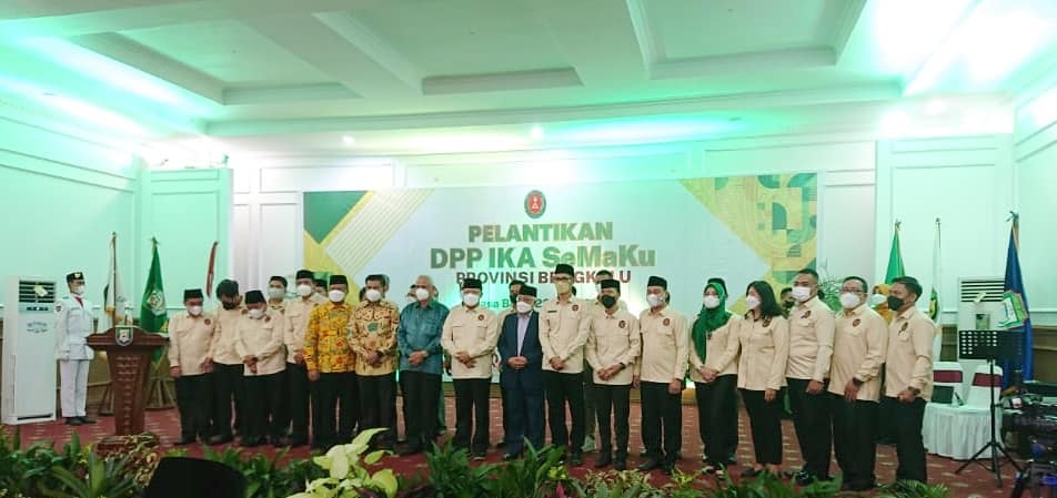 Pelantikan Pengurus DPP Ikatan Keluarga Seluma Manna Kaur (IKA SEMAKU) Periode 2022-2026. 