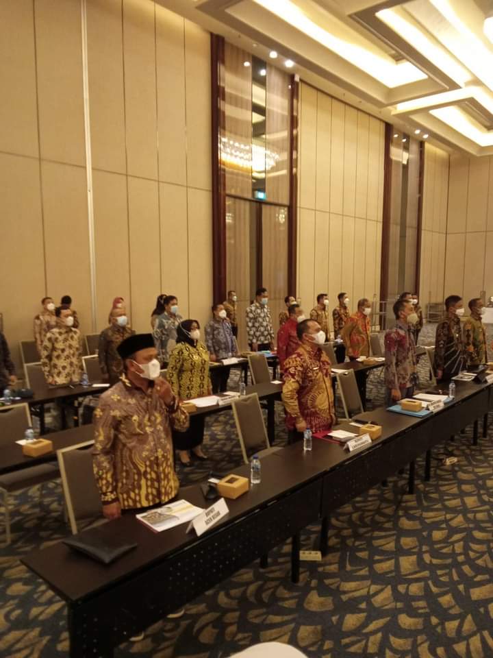 Bupati dan Wabup Labuhanbatu Hadiri Rakor Lintas Sektor Dalam Rangka Pembahasan Raperbup