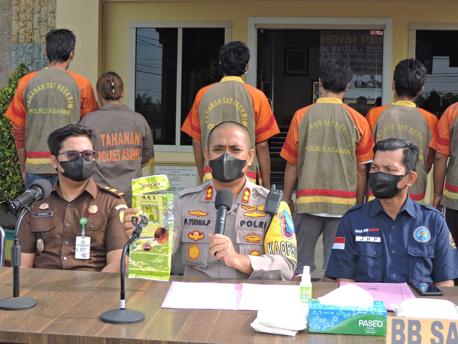 Kapolres Asahan : Pasutri Bandar Sabu 848,7 Gram Terancam Hukuman Seumur Hidup