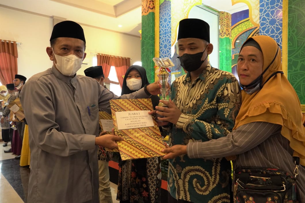 MTQ ke-XV Tahun 2022 di Batubara Tanjung Tiram Raih Juara Umum