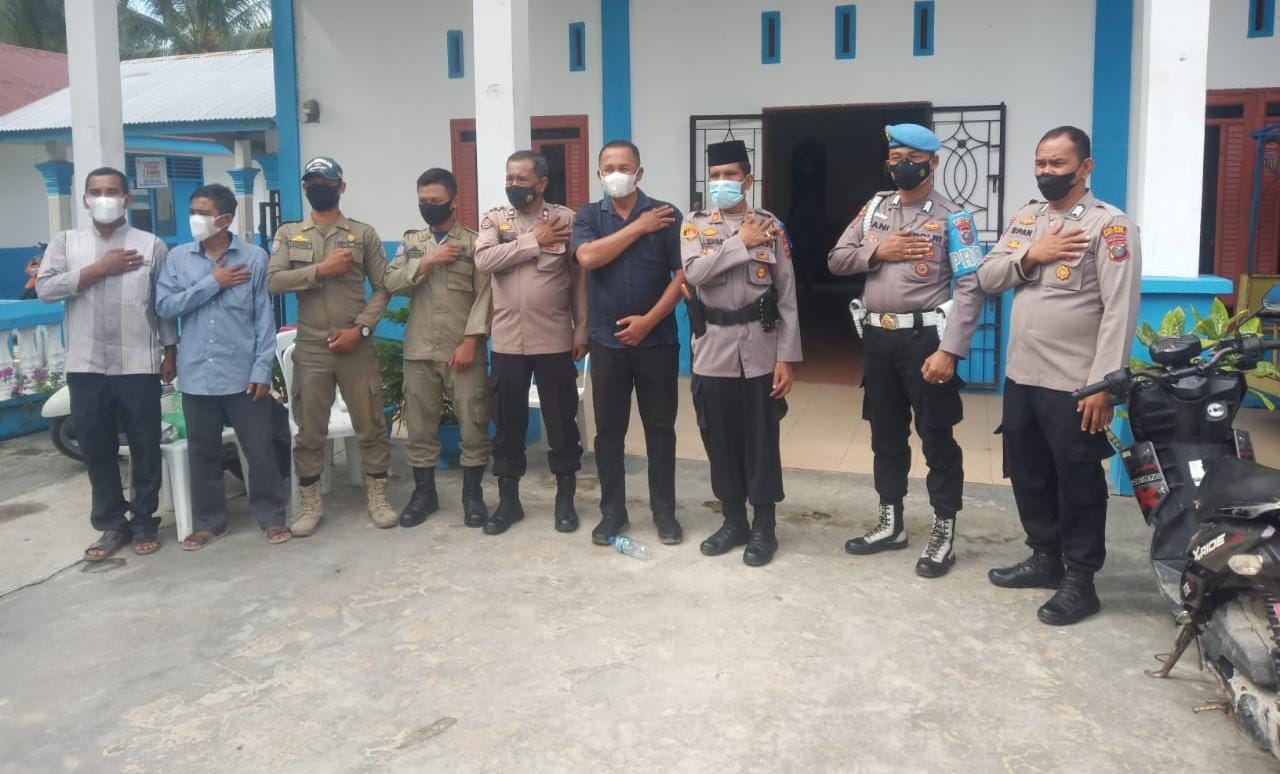 Polsek Labuhan Ruku Monitoring Penyaluran BPNT
