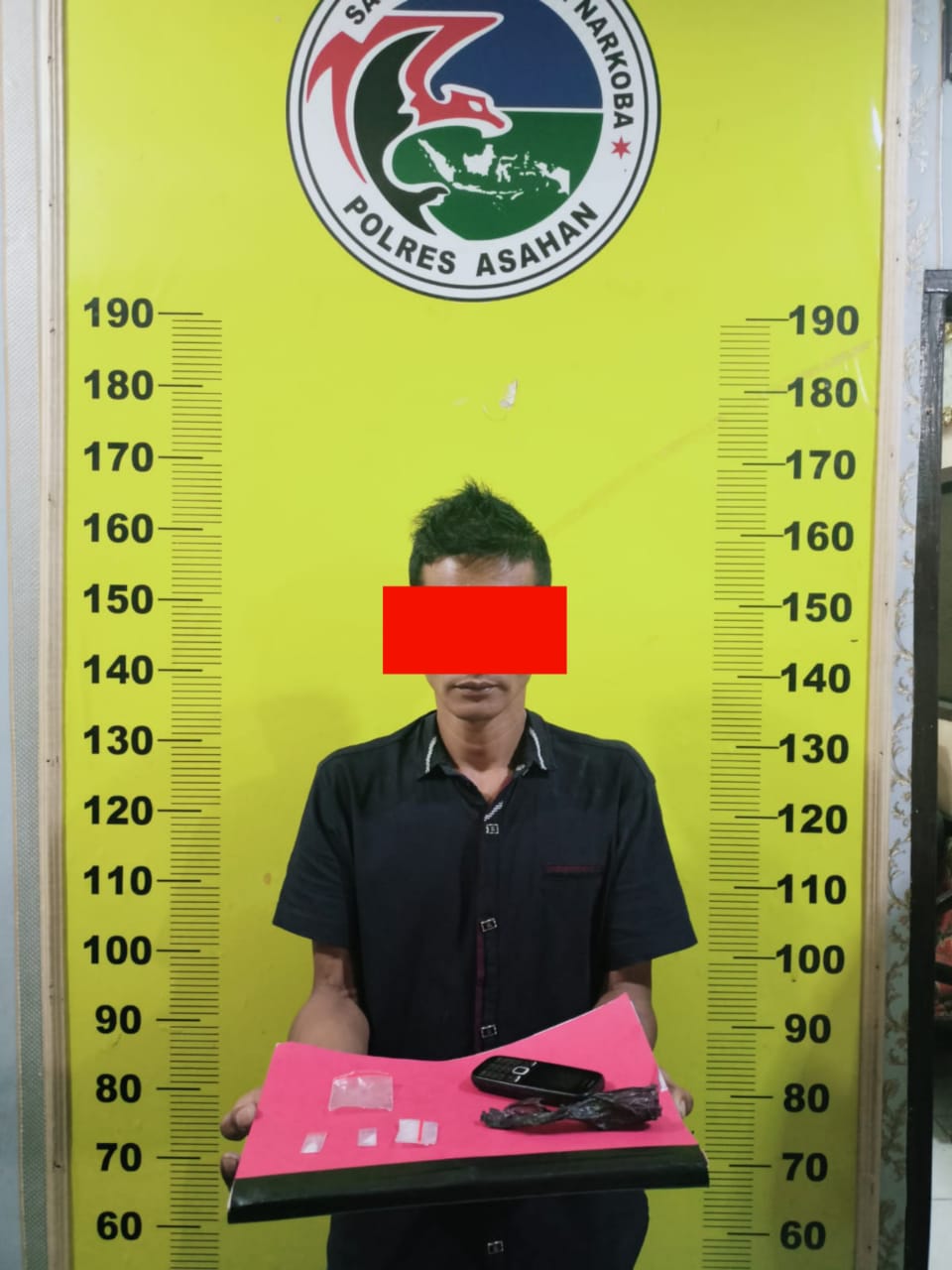 Polres Asahan Amankan Pengedar Sabu dari Jalan Wr Supratman