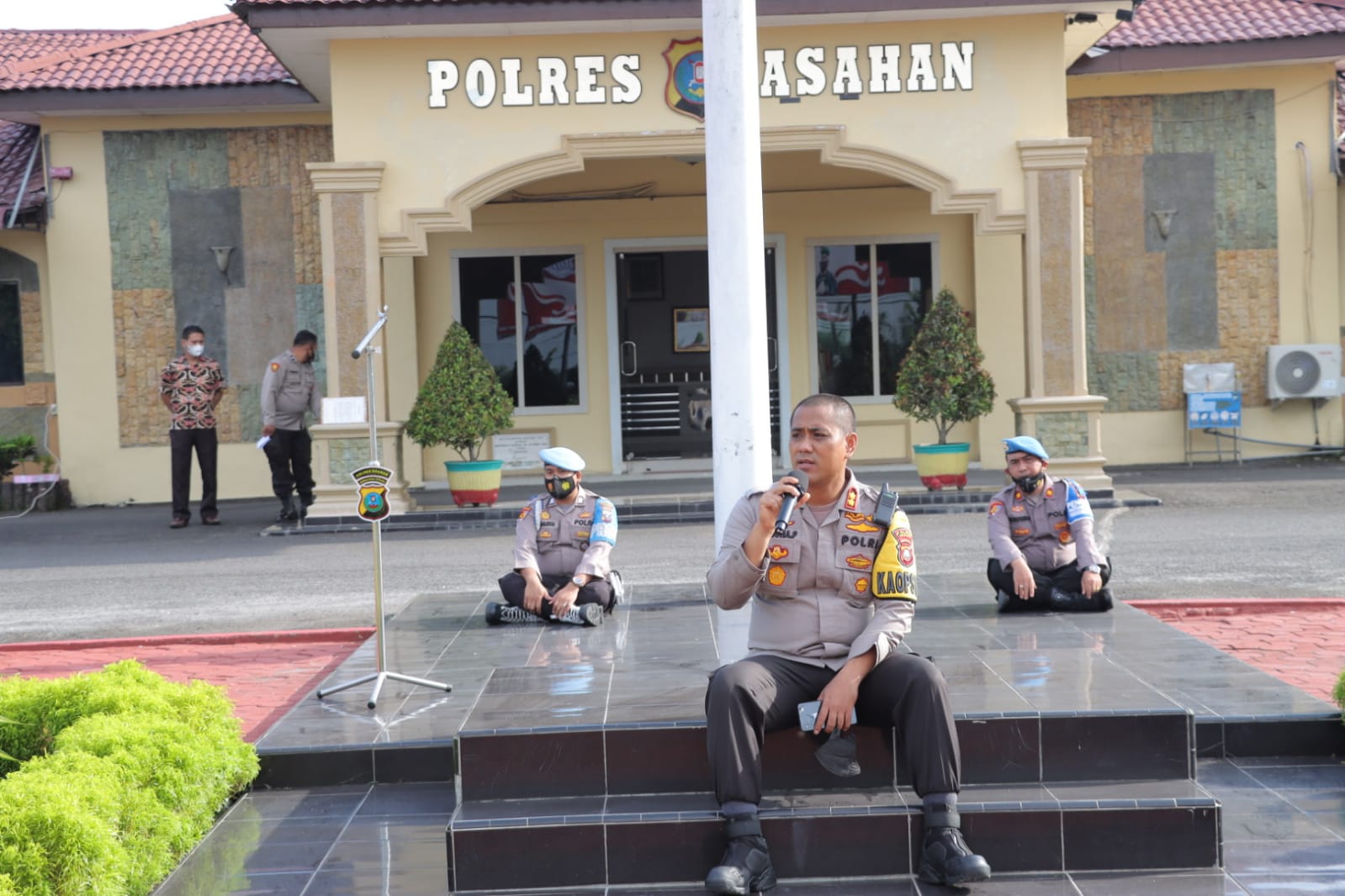 Kapolres Asahan Pimpin Apel Ini Pesannya