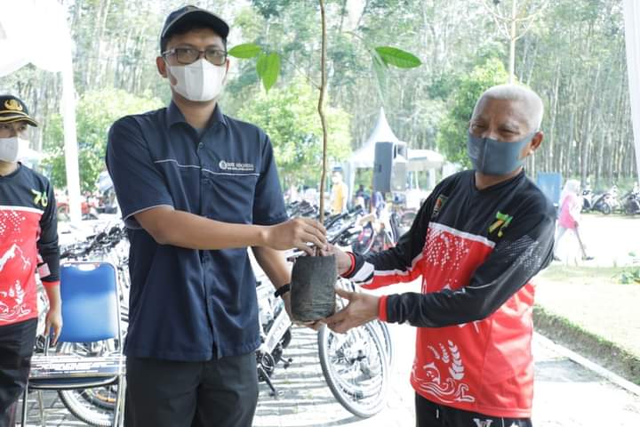 Gowes Bareng dan Tanam 1.000 Pohon Meriahkan Peringatan HUT Kabupaten Asahan ke-76
