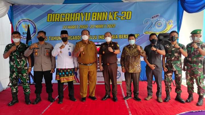 Wakil Bupati Asahan Hadiri Peringatan HUT BNN ke-20