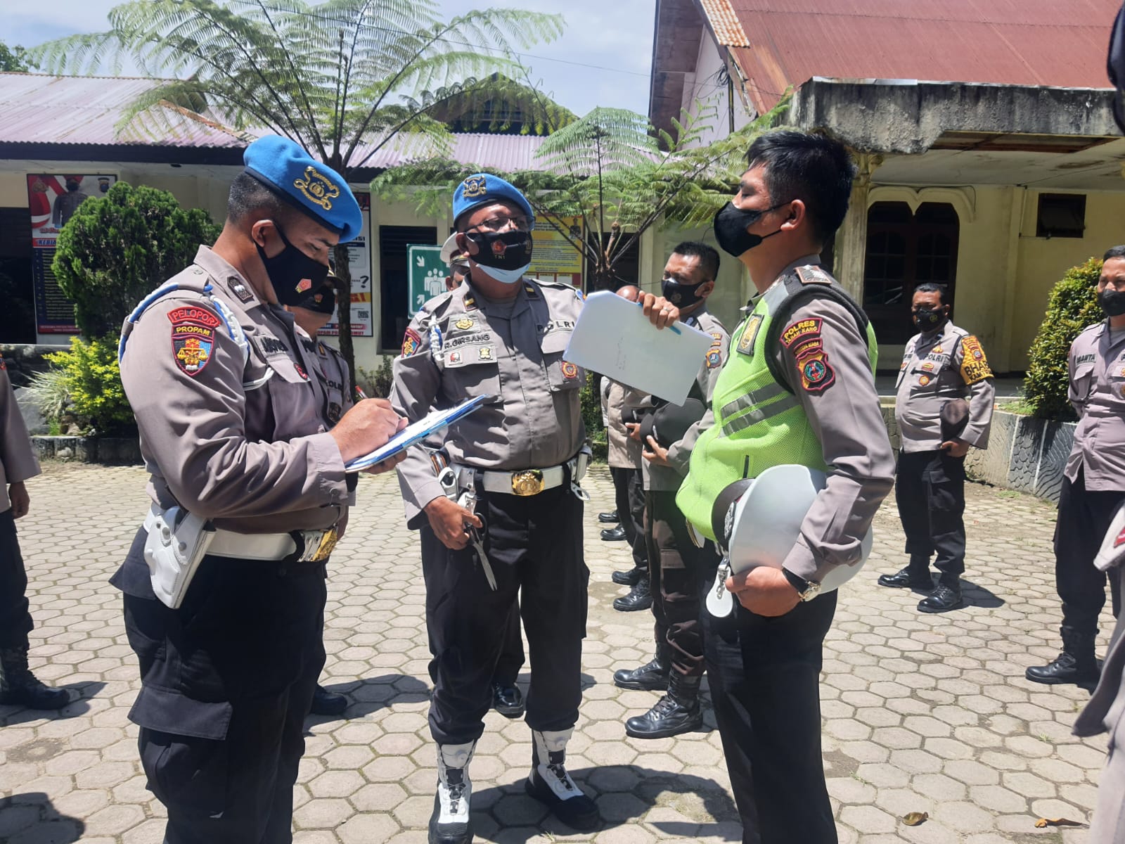 Propam Poldasu Laksanakan Gaktiblin Personil Polres Karo