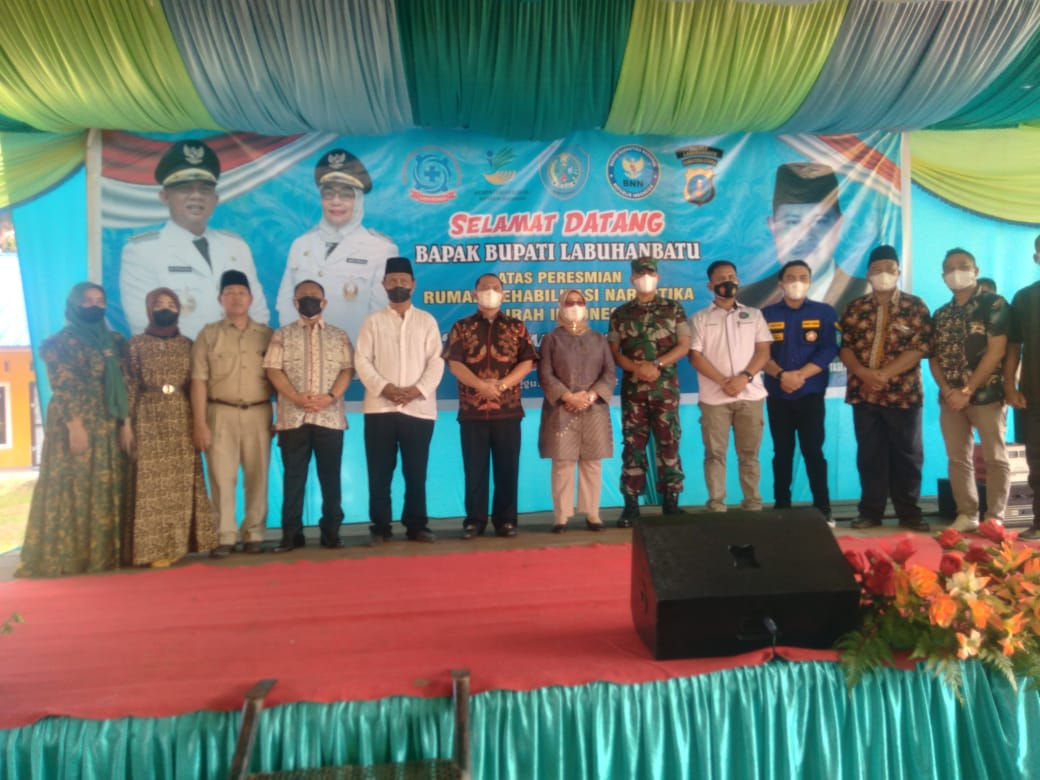 Bupati Labuhanbatu Hadiri Peresmian Rumah Rehabilitas Narkoba Yayasan Hijrah Indonesia 