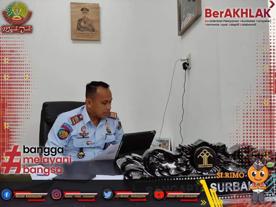 KPA Rutan Kabanjahe Ikuti Sosialisasi Reformulasi IKPA 2022
