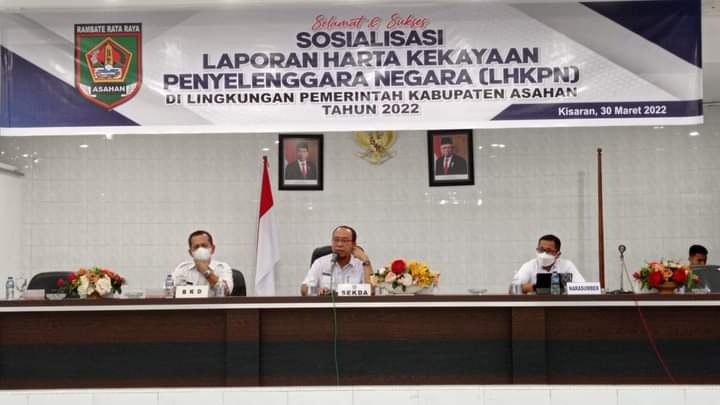BKD Asahan Gelar Sosialisasi LHKPN Bagi PNS