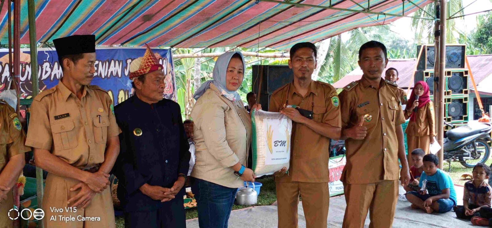 Jajaran Relation Pendopo Field Hadiri Sedekah Adat Benakat Minyak