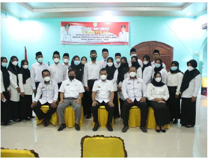 Bupati Lantik 20 Orang PAW Anggota BPD Bengkulu Tengah