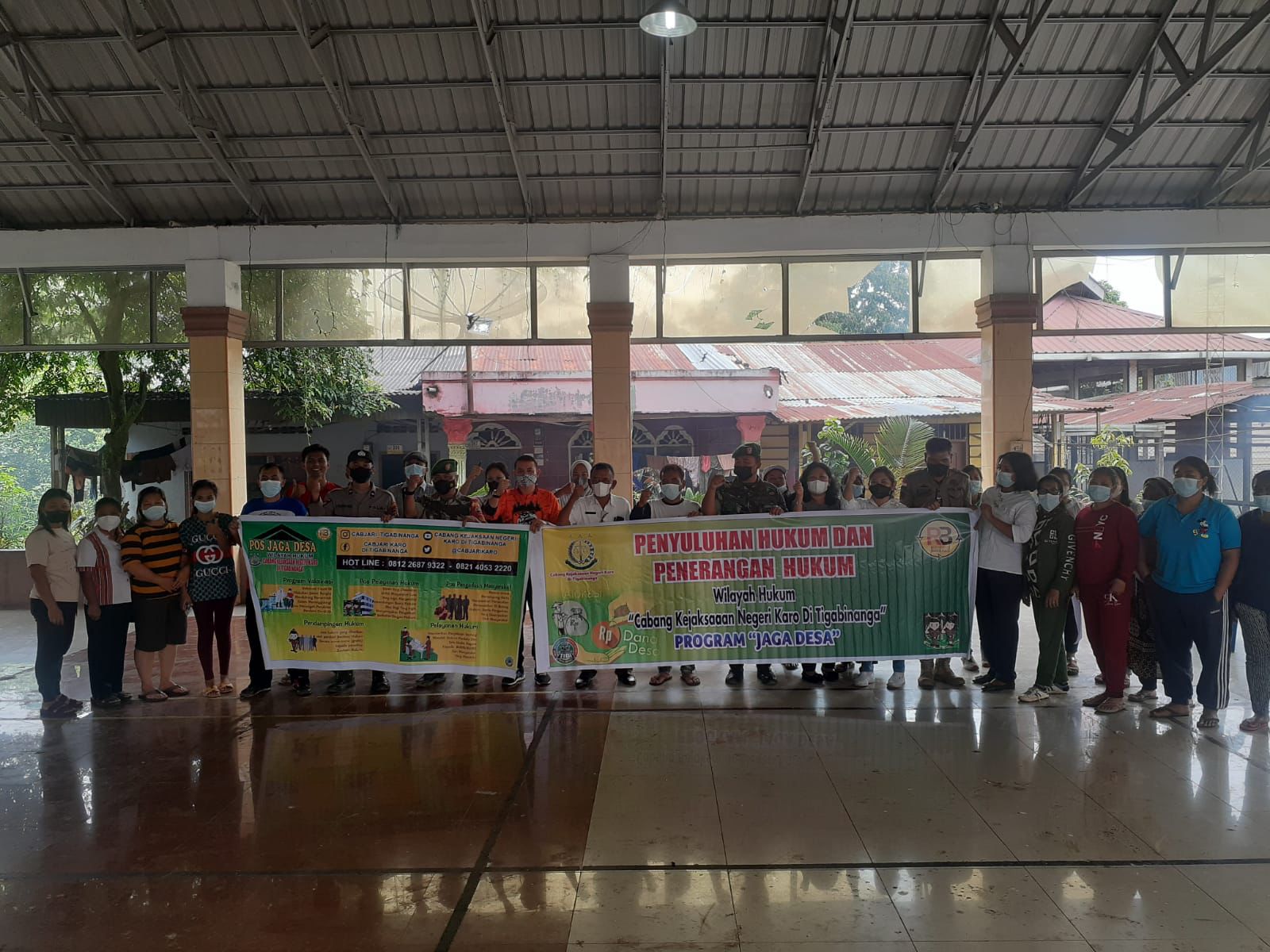 Kacabjari Tigabinanga Gelar Penyuluhan Dan Penerangan Hukum di Desa Limang