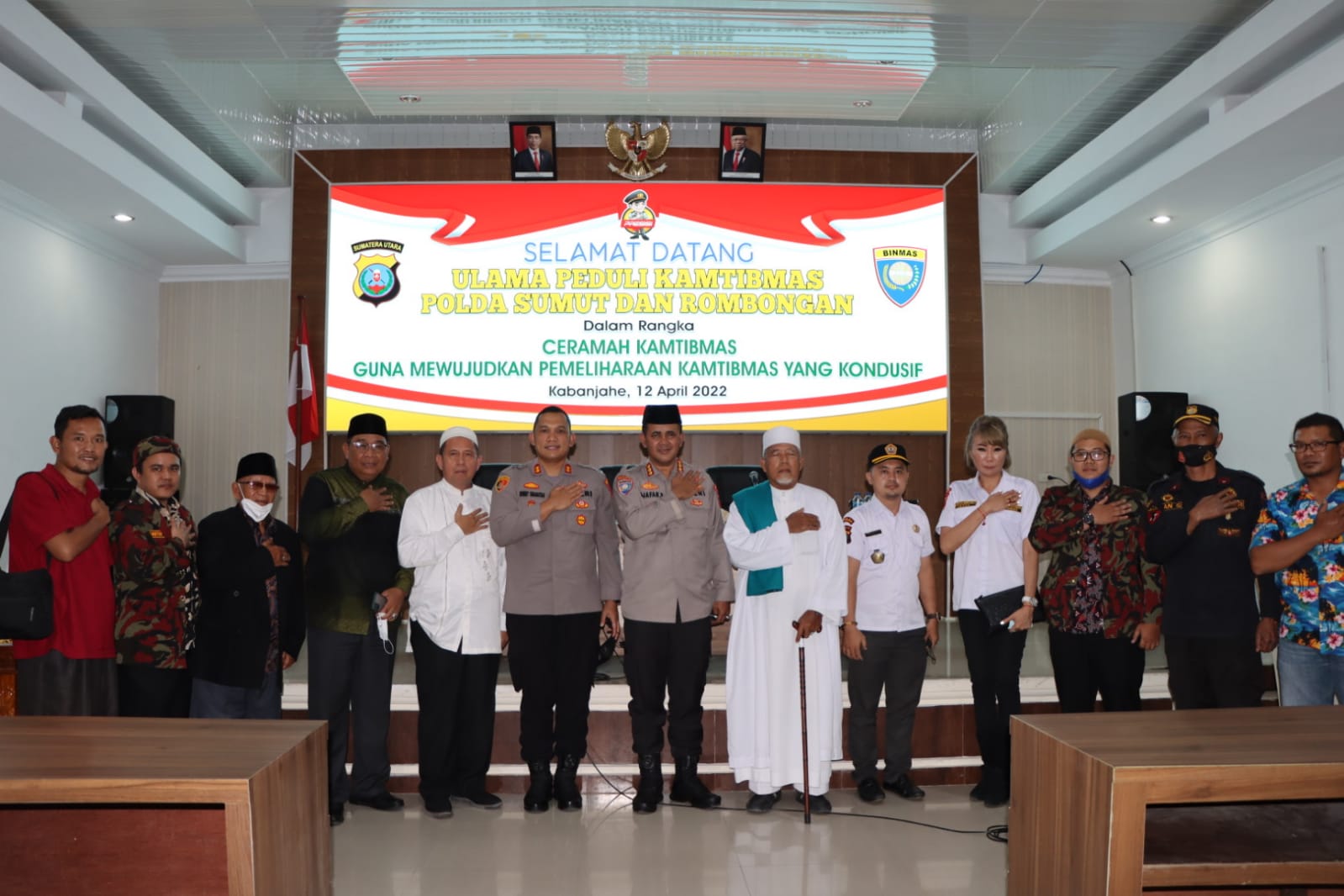 Polda Sumut Gelar Safari Ceramah Kamtibmas di Polres Tanah Karo