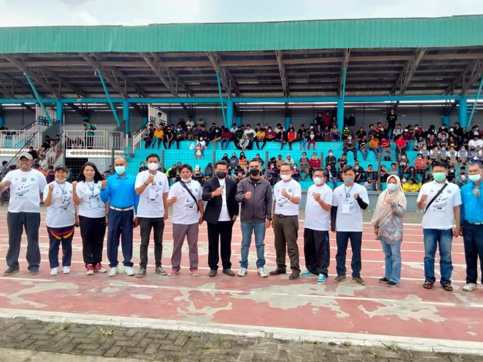 Wabup Karo Hadiri Turnamen Bola Volly FIF Grup