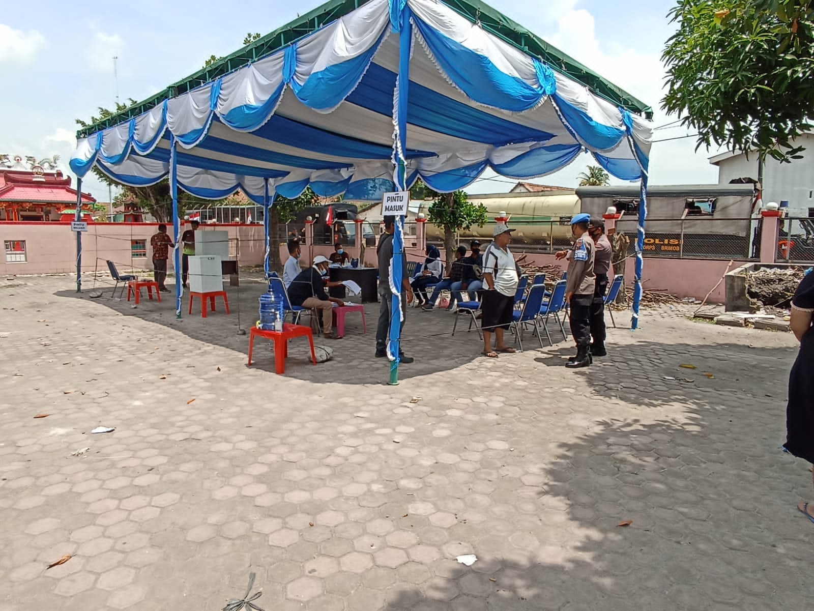 Antisipasi Gesekan Saat Pilkades Polresta Deli Serdang Laksanakan Patroli Skala Besar