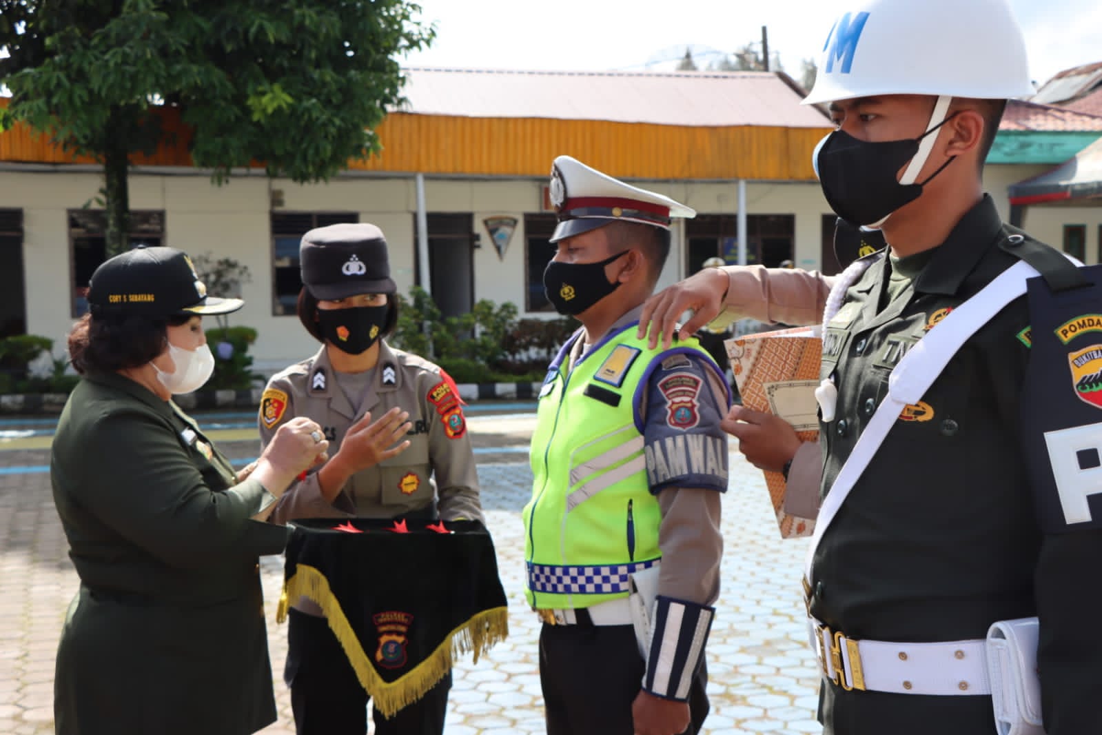 Bupati Karo Pimpin Apel Gelar Pasukan Ops Ketupat Toba 2022