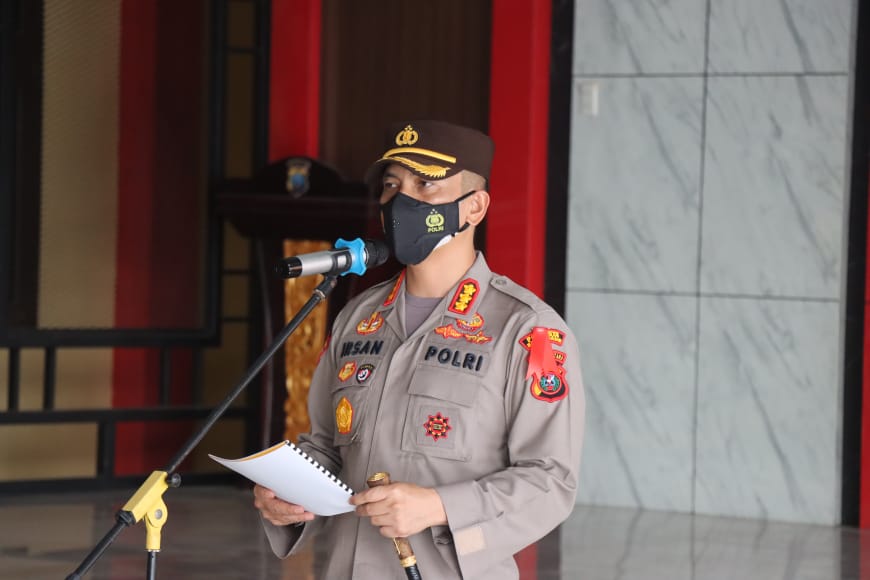 Kapolresta Deli Serdang Pimpin Sertijab Tiga Pejabat